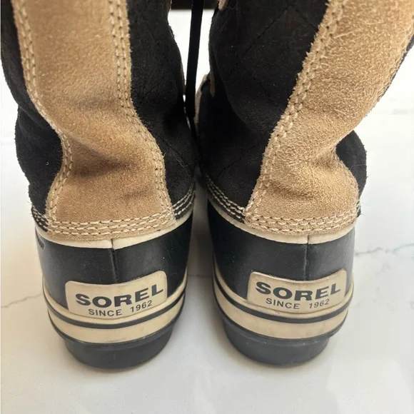 Sorel Black and Tan Winter Boots - Picture 5 of 7